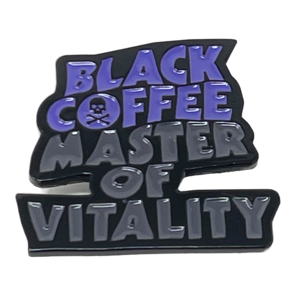 Death Wish Coffee Company MASTER OF VITALITY PIN Official Collectible